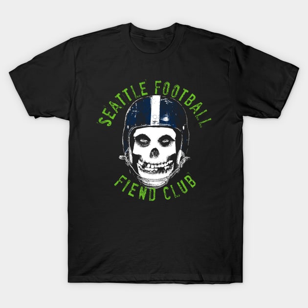 SEATTLE FOOTBALL FIEND CLUB T-Shirt by unsportsmanlikeconductco